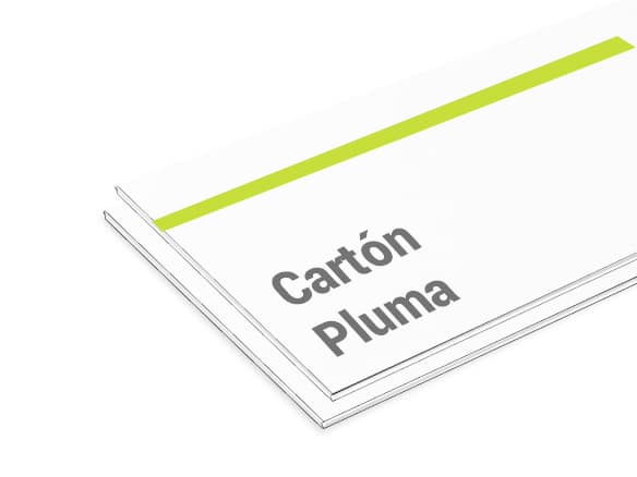 Cartón pluma