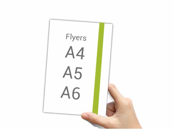Impresión de Flyers y Folletos en todos los formatos.