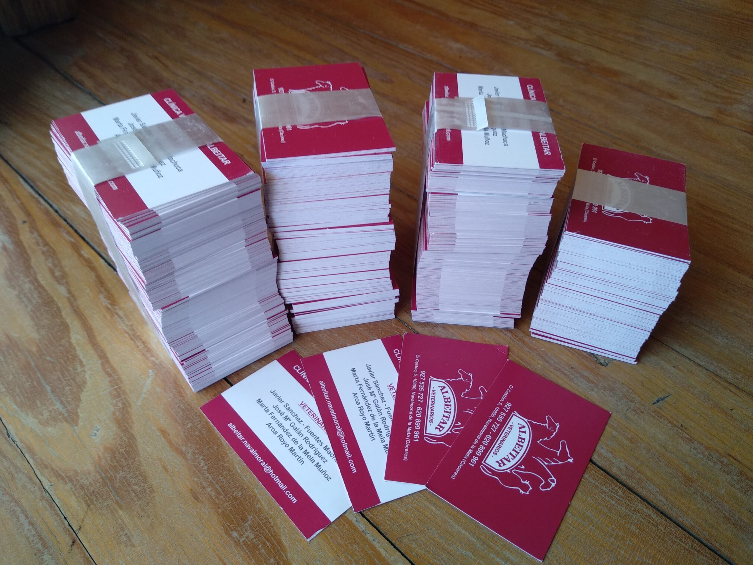 Tarjetas de visita personalizadas en Salamanca