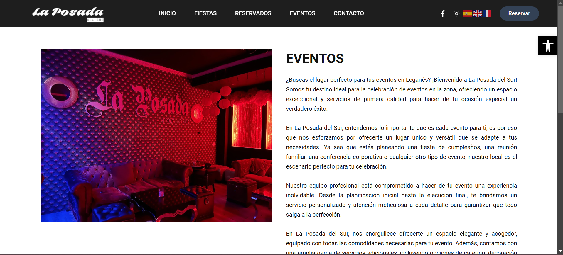 Desarrollo página web para discotecas en Salamanca
